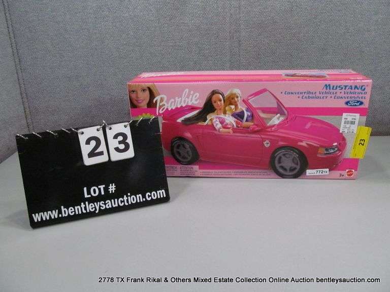 2 SEATER PINK TOY BARBIE CAR