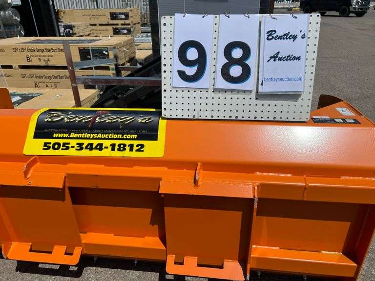2025 WOLVERINE SKID STEER SNOW PUSHER MODEL: SP-15-84W, S/N: ZWD202502061-93