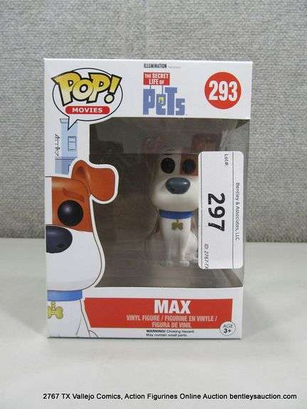 FUNKO POP! ILLUMINATION STUDIOS "MAX" SECRET LIFE OF PETS #293