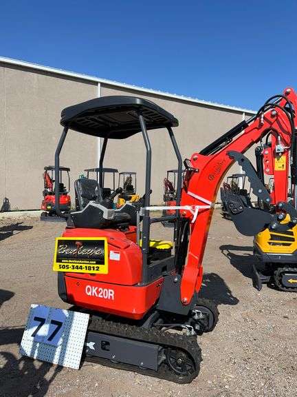 2025 CFG MINI EXCAVATOR MODEL: QK20R - RATO GASOLINE ENGINE, S/N: QK20R202504260099 (KEY)