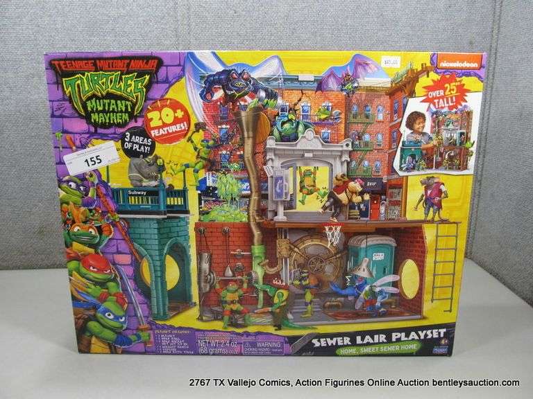 TEENAGE MUTANT NINJA TURTLES NICKELODEON SEWER LAIR PLAYSET