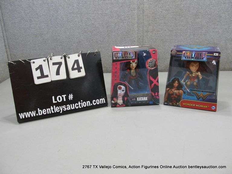 METALS DIE CAST DC KATANA SUICIDE SQUAD & WONDER WOMAN