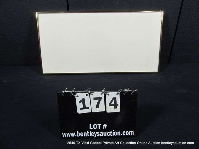 GOLD METAL FRAME 12 X 24