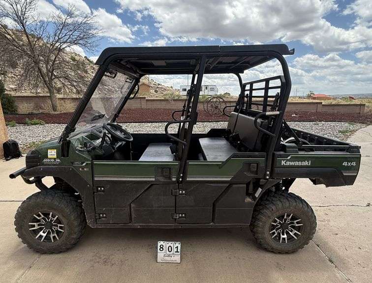 2016  KAWASAKI  KAF820F  4-SEATER MULE ~  1,447 HOURS SHOWING