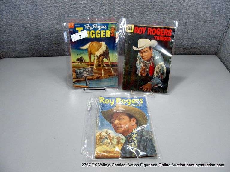 LOT: (3) 10¢ ROY ROGERS AND TRIGGER COMICS