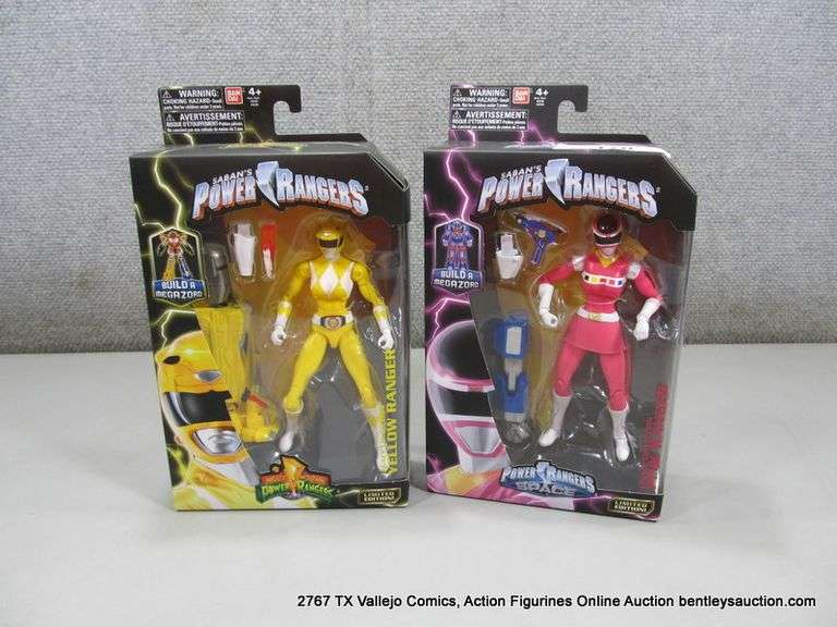 SABANS 'POWER RANGERS SPACE" LIMITED EDITION LEGACY COLLECTION PINK & YELLOW RANGERS (2X MONEY)