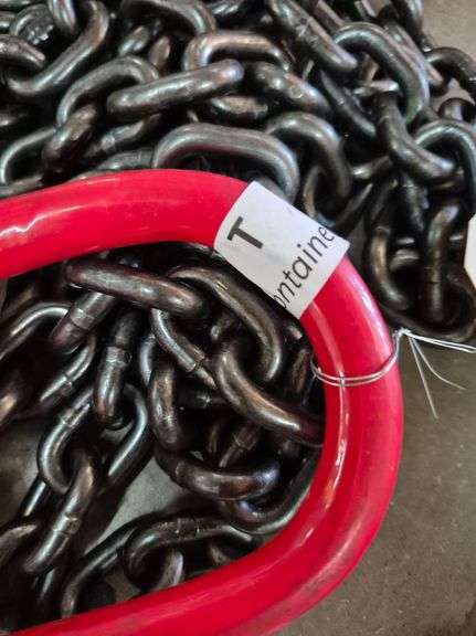 2024/2025 7' DOUBLE LEGS LIFTING CHAIN SLING 5/16" 7' MODEL: LHR-G80, S/N: ZWD202502061-79