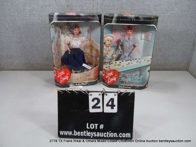 LOT 2: LUCILLE BALL "I LOVE LUCY" RICARDO, LUCY'S ITALIAN MOVIE BARBIE DOLL, "I LOVE LUCY" JOB SWITC