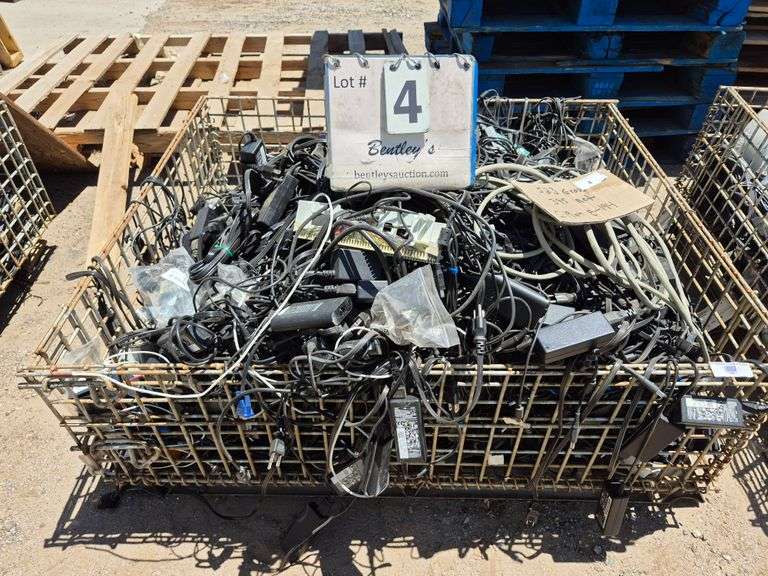 CONTENTS ONLY: WIRE IN BASKET, 523 GROSS LBS., 395 NET LBS.