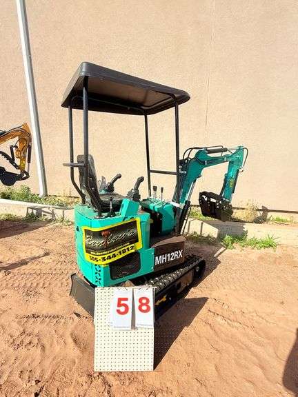 2025 CFG MINI EXCAVATOR MODEL: MH12RX - RATO GASOLINE ENGINE, S/N: MH12RX20250426V48 (KEY)