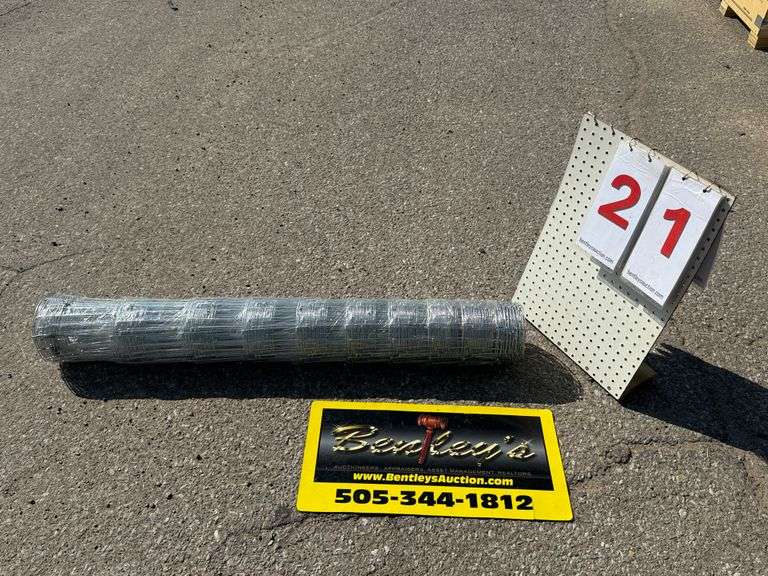 2025 KJ HOT DIP GALVANIZED FIELD FENCE MODEL: K1230, 4' X 100'