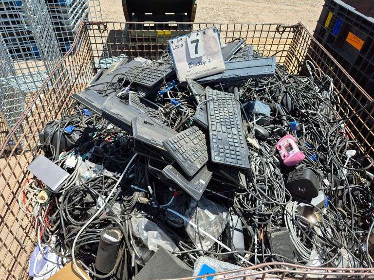 CONTENTS ONLY: WIRE IN BASKET, 1603 GROSS LBS., 1259 NET LBS.