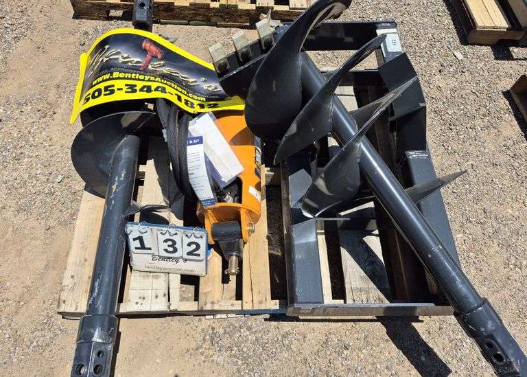2025 WOLVERINE SKID STEER AUGER DRIVE & BIT ATTACHMENT MODEL: ADB-13-1218R,