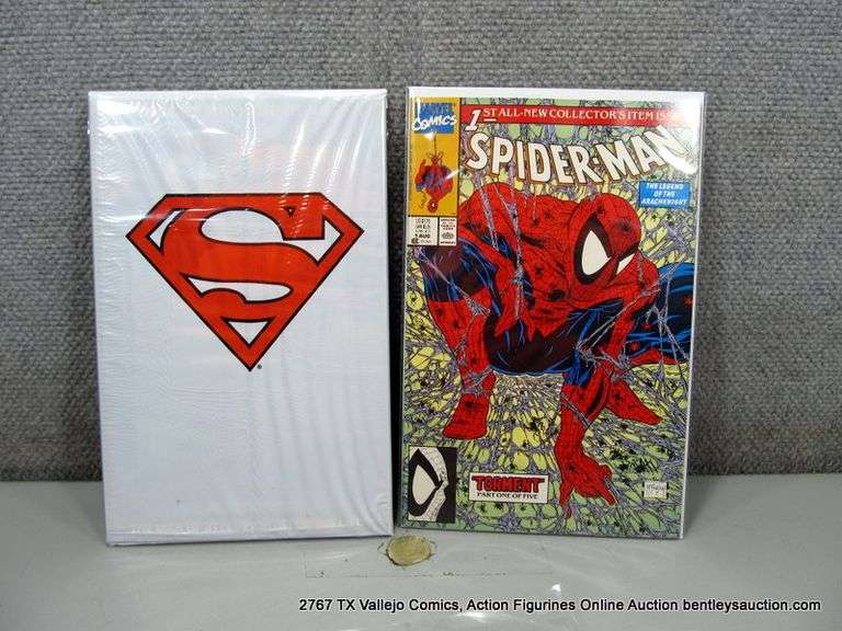 LOT: (2) SPIDERMAN 1 MC FARLEN & SUPERMAN WHITE COVER