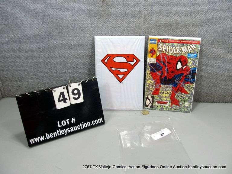 LOT: (2) SPIDERMAN 1 MC FARLEN & SUPERMAN WHITE COVER