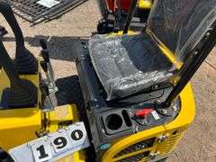 2024/2025 AGT MINI EXCAVATOR MODEL: QH12R - 420CC GAS ENGINE, S/N: QH12R240824000014 (KEY)