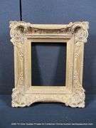 GOLD PAINTED, CARVED ORNATE WOODEN FRAME 15 X 17