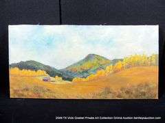 HILL LANDSCAPE IN AUTUMN
