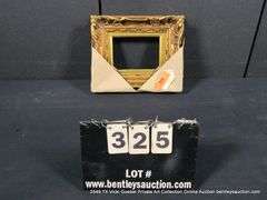 GOLD PAINTED, CARVED ORNATE WOODEN FRAME 10 X 12