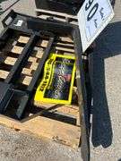 2025 MOWER KING SKID STEER FORKS MODEL: SA - ADJUSTABLE, QUICK ATTACH, S/N: SA25050105C