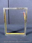 SILVER & BLACK PAINTED, WOODEN FRAME 8 X 10