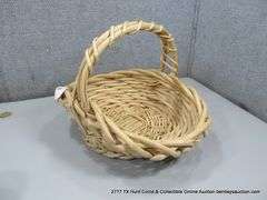 1-BASKET, 2 BLUE & WHITE BALLS (3 1/4"), 3 X MONEY