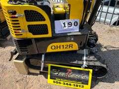 2024/2025 AGT MINI EXCAVATOR MODEL: QH12R - 420CC GAS ENGINE, S/N: QH12R240824000014 (KEY)