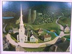 "THE MIDNIGHT RIDE OF PAUL REVERE" 28 X 36
