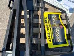 2025 MOWER KING SKID STEER FORKS MODEL: SA - ADJUSTABLE, QUICK ATTACH, S/N: SA25050106C