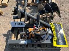 2025 WOLVERINE SKID STEER AUGER DRIVE & BIT ATTACHMENT MODEL: ADB-13-1218R,