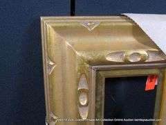 GOLD PAINTED, CARVED ORNATE WOODEN FRAME 13 X 15