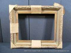 BRONZE PAINTED, CARVED ORNATE WOODEN FRAME 27 X 33