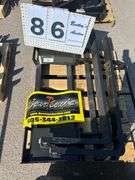 2025 MOWER KING SKID STEER FORKS MODEL: SA - ADJUSTABLE, QUICK ATTACH, S/N: SA25050102C