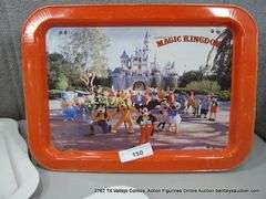 LOT: (3) DISNEY RETRO ALUMINUM EATING TRAYS