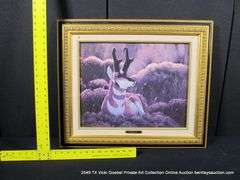 FRAMED LIMITED EDITION REPRODUCTION LITHOGRAPH - EVENING LIGHT BY TIM MANSANAREZ - 1996 - #12/50,