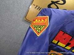 "KISS ARMY" BOMBER JACKET - PURPLE, SIZE X-LARGE