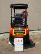 2025 CFG MINI EXCAVATOR MODEL: NT18K - KUBOTA DIESEL ENGINE, S/N: NT18K2025L052073 (KEY)