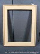 WASHED-WALNUT, W/ THICK LINEN INLAY, WOODEN FRAME 24 X 30