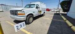 1996  FORD  F-250 PICKUP  W/ COVERED SERVICE BED  168,903 MILES