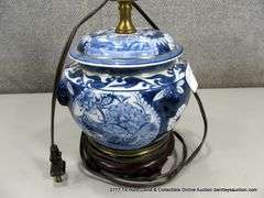 LOT: ORIENTAL ASIAN LAMPS, CERAMIC
