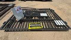 2025 KJ METAL FARM DELIVERY GATE - DEER MOTIF STYLE MODEL: K0720, 7' X 20'