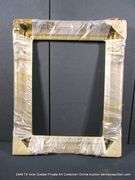 BRONZE PAINTED CARVED ORNATE WOODEN FRAME (WRAPPED IN PLASTIC) 28 X 32