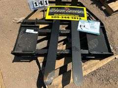 2024/2025 MOWER KING SKID STEER FORKS MODEL SA - ADJUSTABLE, QUICK ATTACH, S/N: SA25010501N-06N