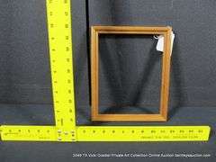 STAINED WOODEN FRAME 9 X 11
