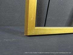 GOLD PAINTED, WOODEN FRAME 23 X 29