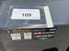 2025 WOLVERINE SKID STEER TILLER ATTACHMENT MODEL: TL-12-72W,