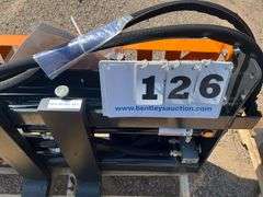 2025 WOLVERINE PALLET FORK HYDRAULIC ADJUSTABLE - FOR SKID LOADER MODEL: PFA-11-3300G,
