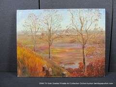 POND LANDSCAPE (OLD PAINTING)