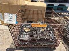 CONTENTS ONLY: WIRE IN BASKET, 413 GROSS LBS., 200 NET LBS.