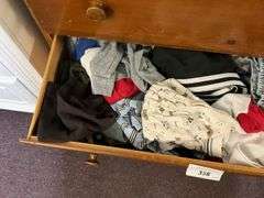 CONTENTS OF DRAWER: MISC BABY CLOTHES